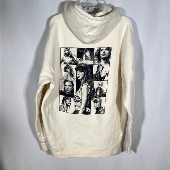 TAYLOR SWIFT ERAS TOUR CREAM HOODIE SWEATSHIRT XL - Picture 4 of 5